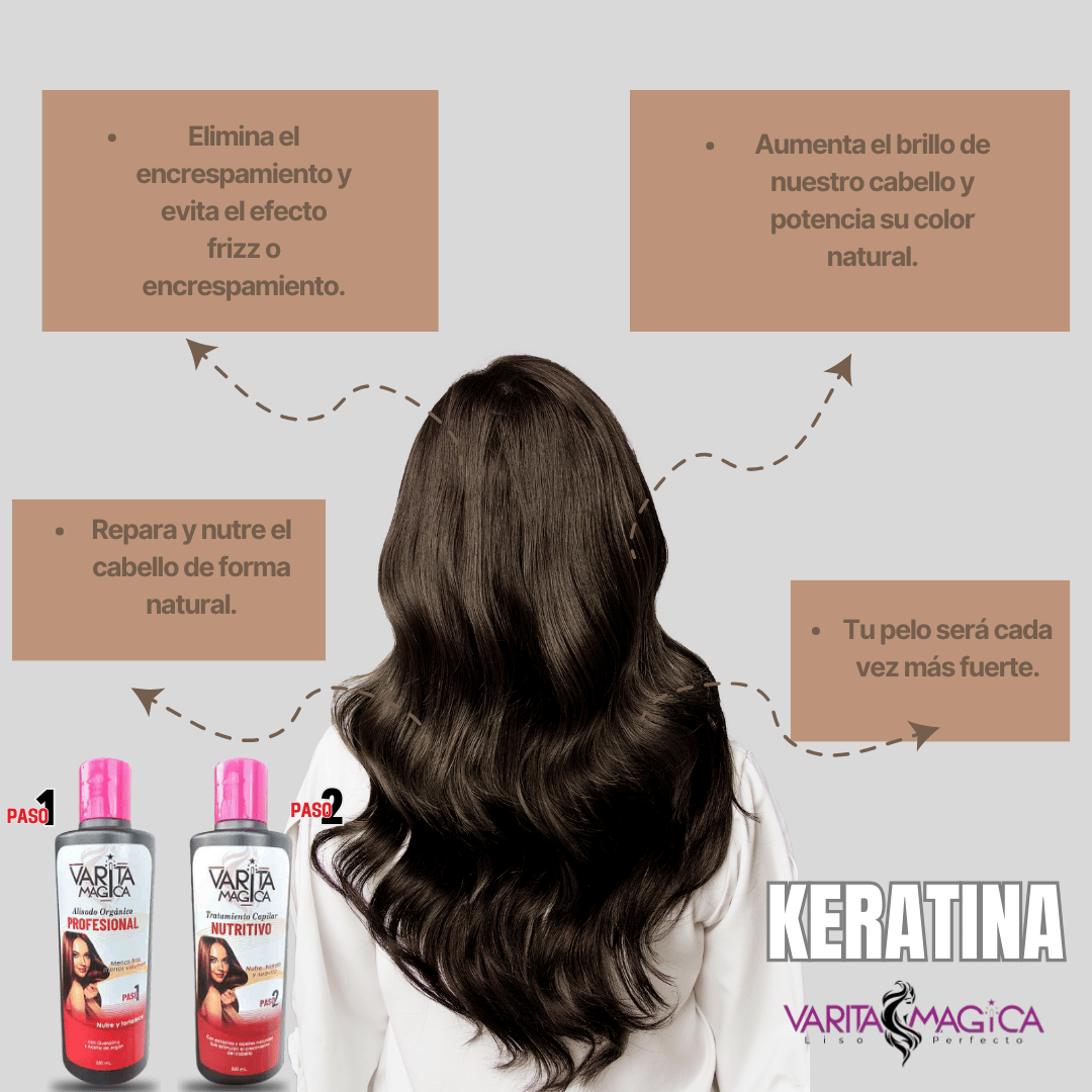 Keratina Organica  Varita  Magica
